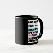 Mug Ne jamais renoncer à l'inspiration (Devant droit)