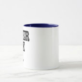 Mug Ne jamais renoncer à un café inspirant gagnant (Centre)