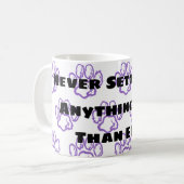 Mug Ne jamais rien régler pour moins que l'EPIC (Devant gauche)