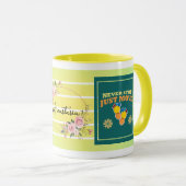 Mug Ne jamais s'arrêter, simplement bouger – Motivatio (Devant droit)