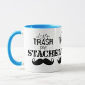 Mug Ne jetez pas la moustache Retro Hipster (Gauche)