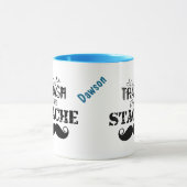 Mug Ne jetez pas la moustache Retro Hipster (Centre)