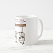 Mug Ne jouez pas l'opossum si vous êtes (Devant droit)