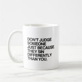 MUG NE JUDGEZ PERSONNE PARCE QU'ILS PÈCHENT DIFFÉREMME (Gauche)