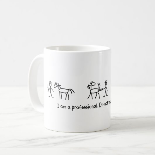 Mug Ne jugez pas ce à la maison professionnel (Devant gauche)