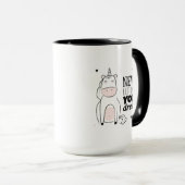 Mug Ne laissez jamais vont de vos rêves (Devant droit)