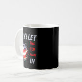 Mug Ne laissez pas entrer le vieil homme Drapeau améri (Devant gauche)