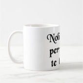 Mug Ne laissez pas les bâtards vous descendre (Gauche)