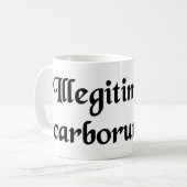 Mug Ne laissez pas les bâtards vous rectifier vers le (Devant gauche)