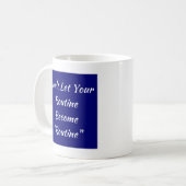 Mug Ne laissez pas votre routine devenir la routine -  (Devant gauche)