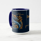 Mug Ne lancez pas de dragons avant votre café du matin (Devant gauche)