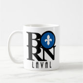 Mug NÉ Laval Québec 11oz (Gauche)