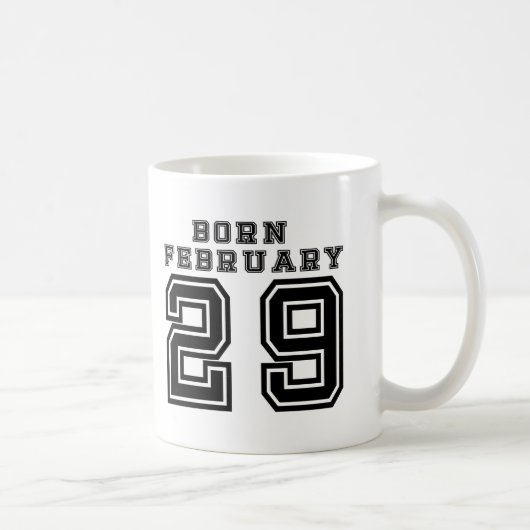Mug Né le 29 février (Droite)