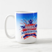 Mug Né le 4 juillet Joyeux anniversaire (Gauche)