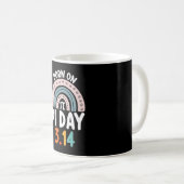 Mug Né le jour de Pi Anniversaire Math Drôle (Devant droit)
