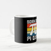 Mug Né Le Jour Du Pi Anniversaire Mathématiques Mathém (Devant gauche)