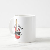 Mug Ne le redoutez pas jeu de guitare amusant (Devant gauche)