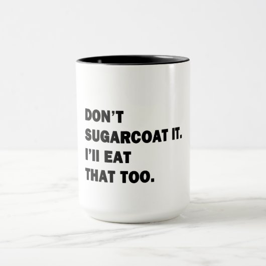 Mug Ne l'enjolivez pas. (Centre)