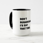 Mug Ne l'enjolivez pas. (Devant gauche)
