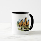 MUG NÉ LIBRE CHEVAL (Devant droit)