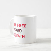 Mug Né librement imposé à la version gothique (Devant gauche)