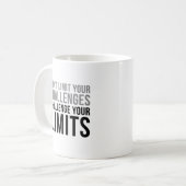 Mug Ne limitez pas votre défi (Devant gauche)