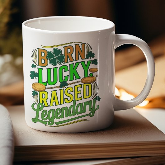 Mug Né Lucky a élevé légendaire Saint-Patricks Day