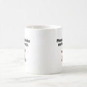 Mug Ne m’oblige pas à faire des choses. Vache drôle (Centre)
