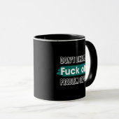 Mug Ne m'aime pas F*ck Off Problem solved Funny Sassy (Devant droit)