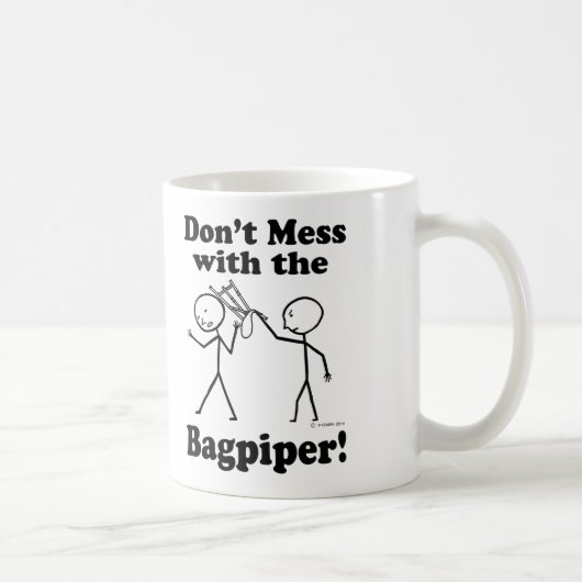 Mug Ne manquez pas avec le Bagpiper (Droite)