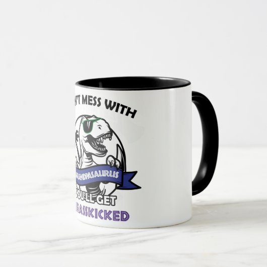 Mug Ne manquez pas Grandpasaurus (Devant droit)