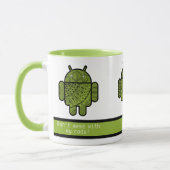 Mug Ne manquez pas mon code Robots verts (Gauche)
