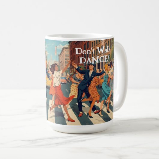 Mug Ne marchez pas DANSE ! (Devant droit)