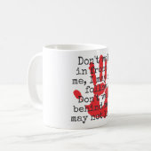 Mug Ne marchez pas devant moi - Citations inspirantes (Devant gauche)