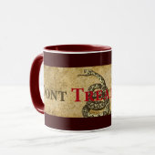 Mug Ne marchez pas sur moi (Devant gauche)