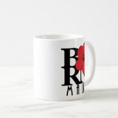 Mug NÉ Maui Hibiscus rouge 11oz (Devant droit)