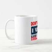 Mug Ne me blâmez pas que j'ai voté Hillary (Gauche)