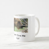 Mug Ne me donnez pas la lèvre ! (Devant droit)