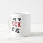 Mug Ne me faites pas Faux essai (Devant gauche)