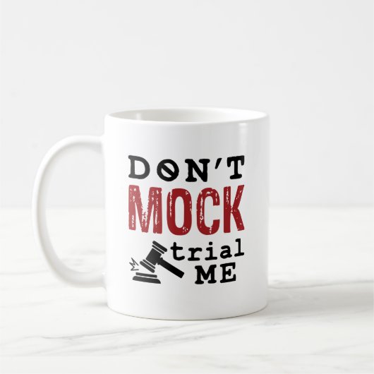 Mug Ne me faites pas Faux essai (Gauche)