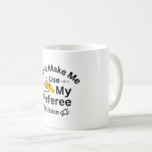 Mug Ne me faites pas utiliser ma voix d'arbitre (Devant droit)