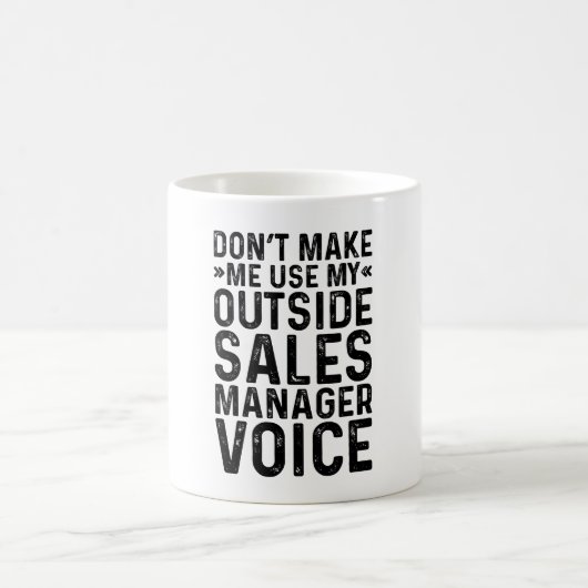 Mug Ne me faites pas utiliser ma voix de responsable d (Centre)