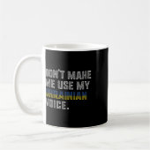 Mug Ne me faites pas utiliser ma voix ukrainienne - Fi (Gauche)