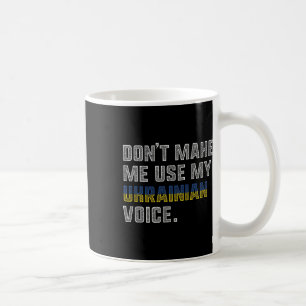Mug Ne me faites pas utiliser ma voix ukrainienne - Fi