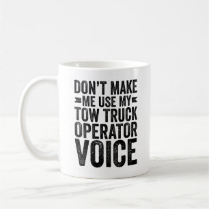 Mug Ne me forcez pas à utiliser ma voix d'opérateur de