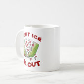 Mug NE ME GLACE PAS SORTIR Drôle Iceberg Laitue Salade (Devant gauche)