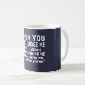 Mug Ne me jugez pas (Devant droit)