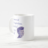Mug Ne Me Mène Pas Dans La Tentation Citation Drôle (Devant gauche)