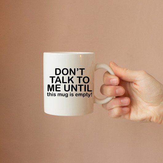 Mug Ne me parle pas avant, Amoureux du café drôle