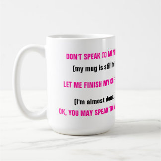 Mug Ne me parlez pas….
